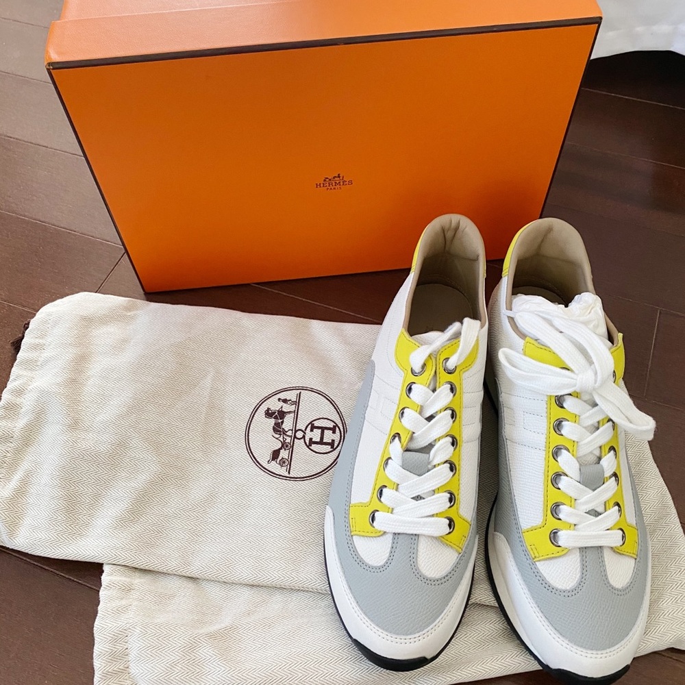 HERMES goal sneakers